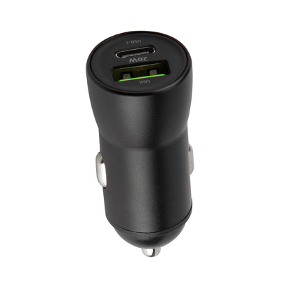 Incarcator Auto Cu Cablu USB-C MaXlife MXCC-04, 20W, 3A, 1 x USB-A - 1 x USB-C, Negru