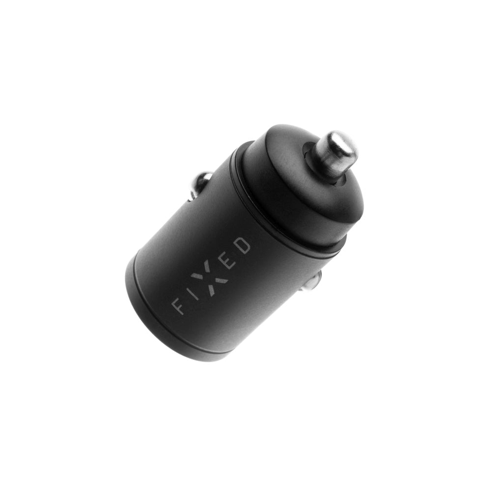 Incarcator Auto Fixed, 30W, 3A, 2 x USB-C, Negru
