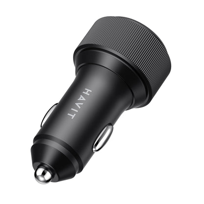 Incarcator Auto HAVIT CC2014, 30W, 3A, 2 x USB-C, Negru