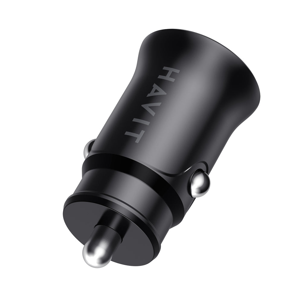 Incarcator Auto HAVIT CC2022, 20W, 3A, 1 x USB-A - 1 x USB-C, Negru