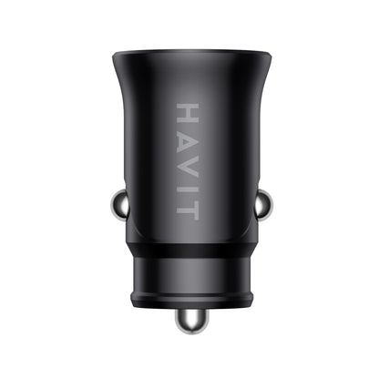 Incarcator Auto HAVIT CC2022, 20W, 3A, 1 x USB-A - 1 x USB-C, Negru