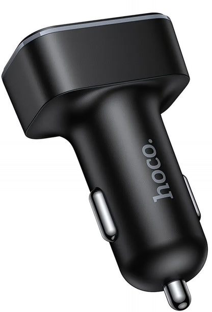 Incarcator Auto HOCO Z63, 42W, 3A, 2 x USB-A - 2 x USB-C, Negru