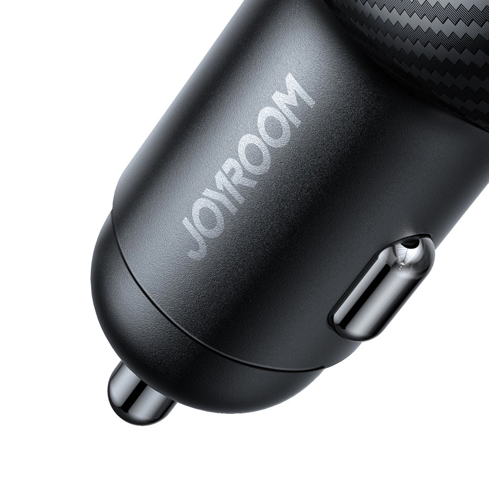 Incarcator Auto Joyroom JR-CCD04, 30W, 3A, 1 x USB-A - 2 x USB-C, Negru