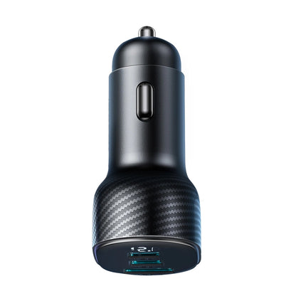 Incarcator Auto Joyroom JR-CCD04, 30W, 3A, 1 x USB-A - 2 x USB-C, Negru