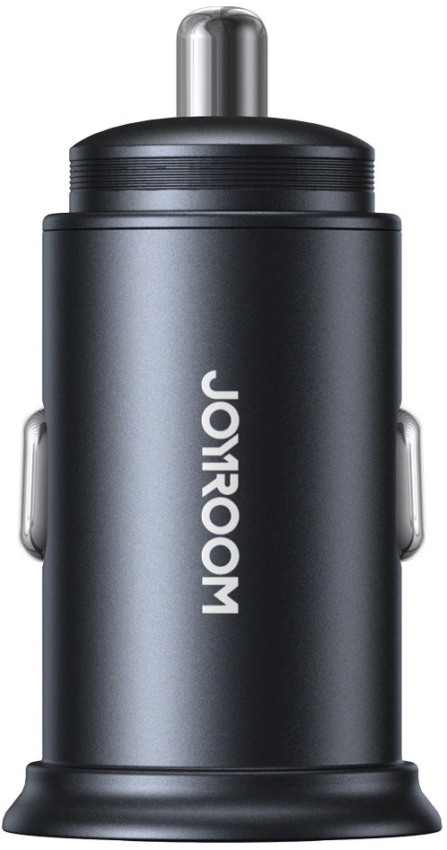 Incarcator Auto Joyroom JR-CCN04, 60W, 3A, 1 x USB-A - 1 x USB-C, Negru