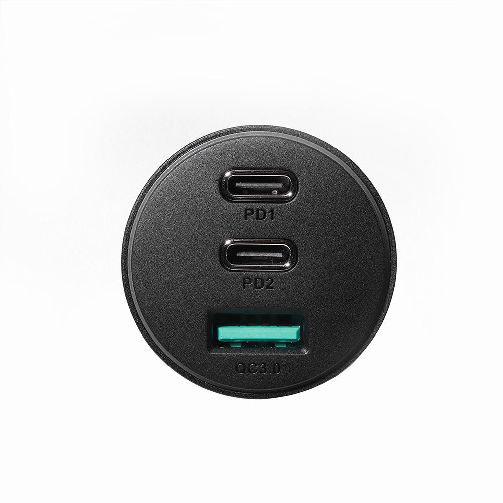 Incarcator Auto Joyroom JR-CL26, 70W, 4.8A, 1 x USB-A - 2 x USB-C, Negru