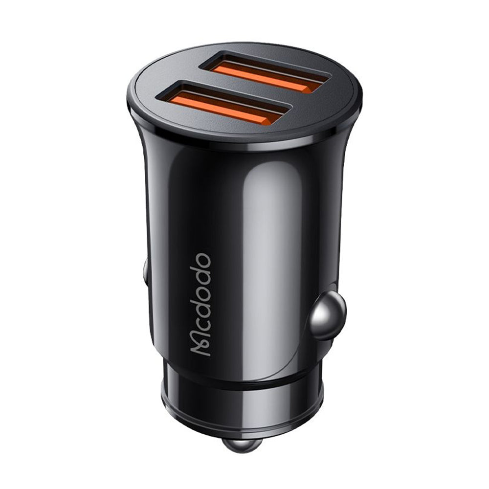 Incarcator Auto McDodo CC-6602, 12W, 2.4A, 2 x USB-A, Negru