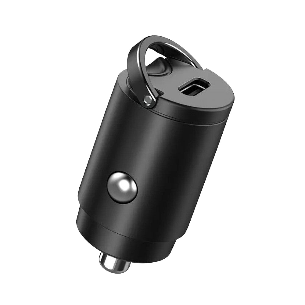 Incarcator Auto Techsuit C5 NanoVolt, 30W, 3A, 1 x USB-C, Negru