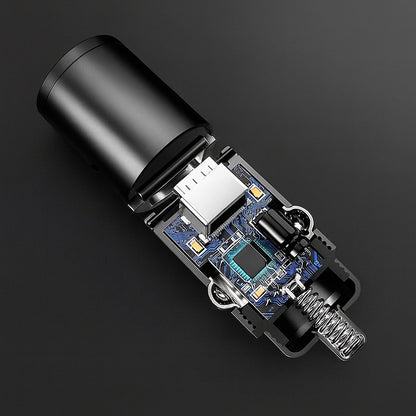 Incarcator Auto Techsuit C5 NanoVolt, 30W, 3A, 1 x USB-C, Negru