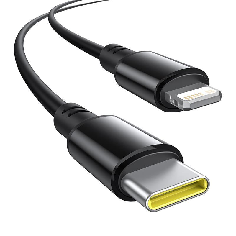 Incarcator Auto Cu Cablu USB-C / Lightning Baseus Circular, 60W, 3A, 1 x USB-A - 1 x USB-C, Negru C00035902121-00