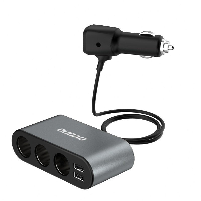 Extensie Bricheta Dudao R1 Pro, 3 Iesiri, 2 x USB-A, Afisaj