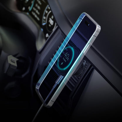 Incarcator Auto Wireless 3MK, 15W, 1.67A, Negru