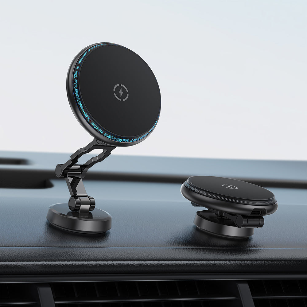 Incarcator Auto Wireless Acefast D30, 15W, 1.67A, Negru