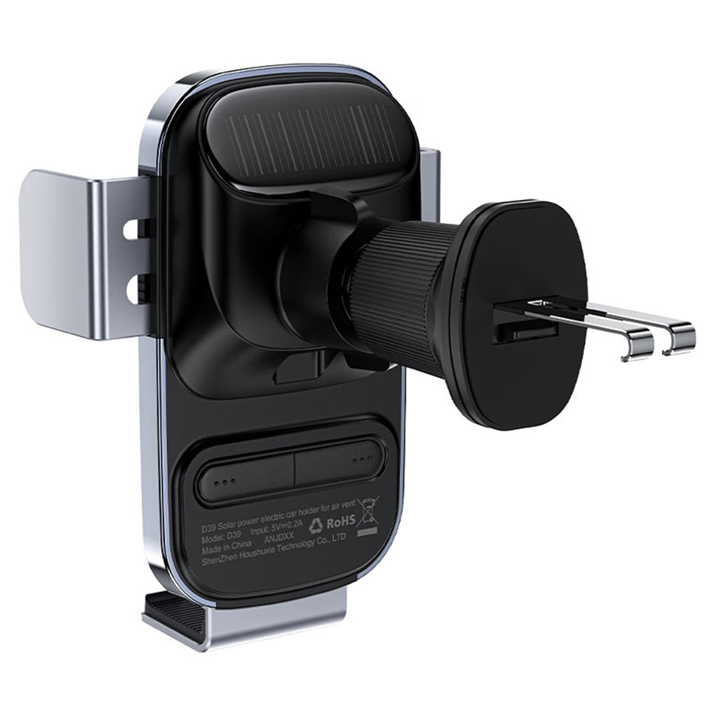 Incarcator Auto Wireless Acefast D39 with Solar Panel, 15W, 1.67A, Negru