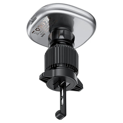 Incarcator Auto Wireless Acefast D41, 15W, 1.67A, Argintiu