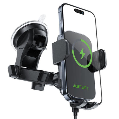 Incarcator Auto Wireless Acefast D53, 15W, 1.67A, Negru