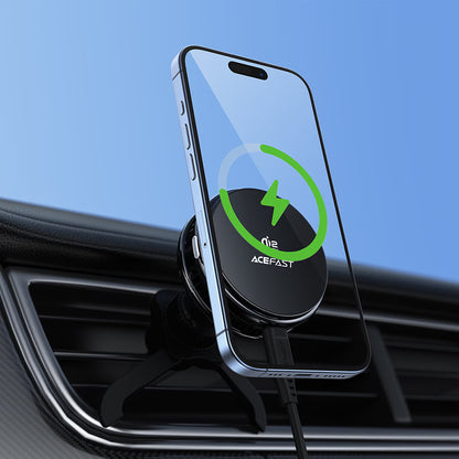 Incarcator Auto Wireless Acefast D66, 25W, Negru