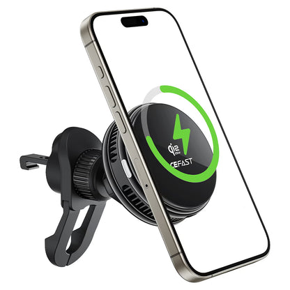 Incarcator Auto Wireless Acefast D66, 25W, Negru