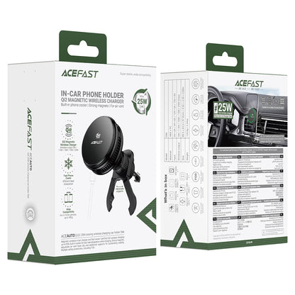 Incarcator Auto Wireless Acefast D66, 25W, Negru