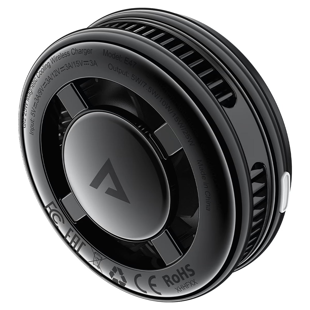 Incarcator Retea Wireless Acefast E47 2in1, 25W, Negru