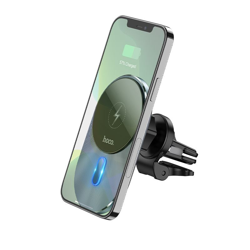 Incarcator Auto Wireless HOCO CA91, 15W, 1.67A, Negru