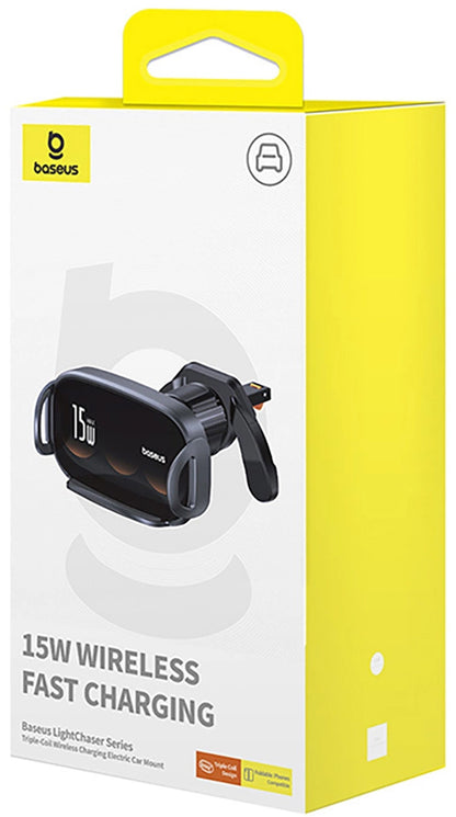 Incarcator Auto Wireless Baseus LightChaser, 15W, 1.67A, Negru C40355901111-00