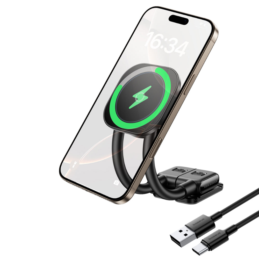 Incarcator Auto Wireless Baseus PrimeTrip C03s Pro, 15W, 1.67A, Negru C0013803