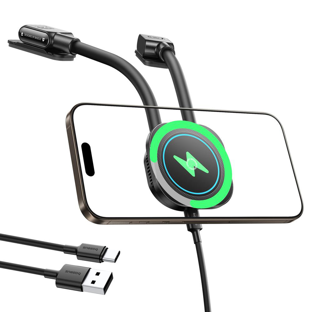 Incarcator Auto Wireless Baseus PrimeTrip C03s Pro, 15W, 1.67A, Negru C0013803