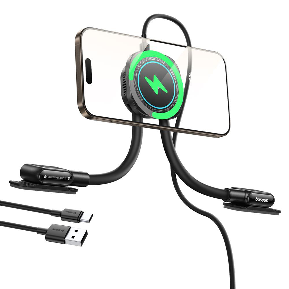 Incarcator Auto Wireless Baseus PrimeTrip C03s Pro, 15W, 1.67A, Negru C0013803