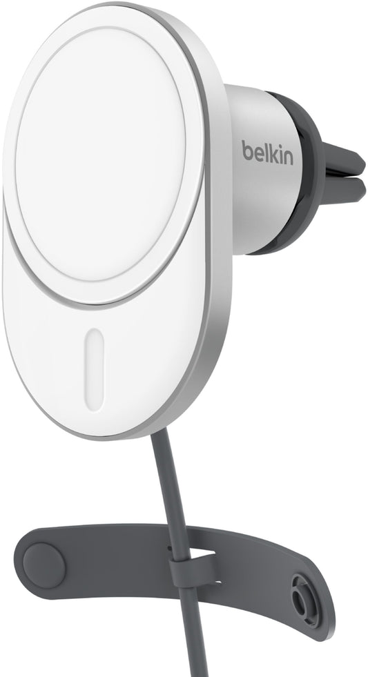 Incarcator Auto Wireless Belkin BoostCharge Pro, 15W, 1.67A, Alb WIC008btGR-V2