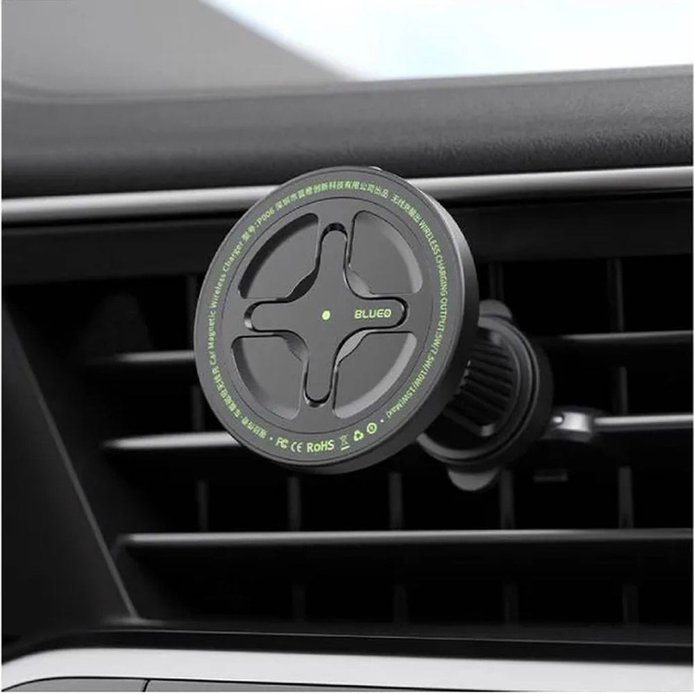 Incarcator Auto Wireless Blueo Ape Legend, 15W, 1.67A, Negru