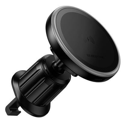 Incarcator Auto Wireless Borofone BH224 Flash, 15W, 1.67A, Negru