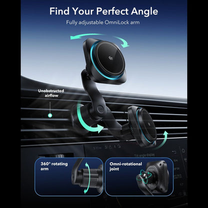 Incarcator Auto Wireless ESR, 25W, Negru