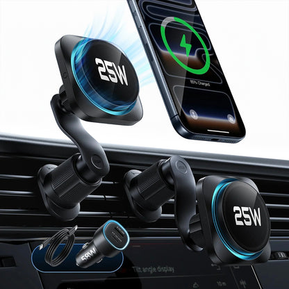Incarcator Auto Wireless ESR, 25W, Negru