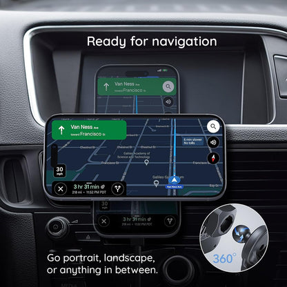 Incarcator Auto Wireless ESR CryoBoost, 15W, 1.67A, Argintiu