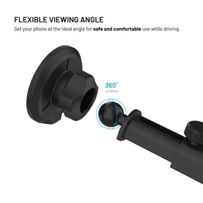 Incarcator Auto Wireless Fixed MagRound 2 XL, 15W, 1.67A, Negru