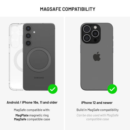 Incarcator Auto Wireless Fixed MagRound 2 XL, 15W, 1.67A, Negru