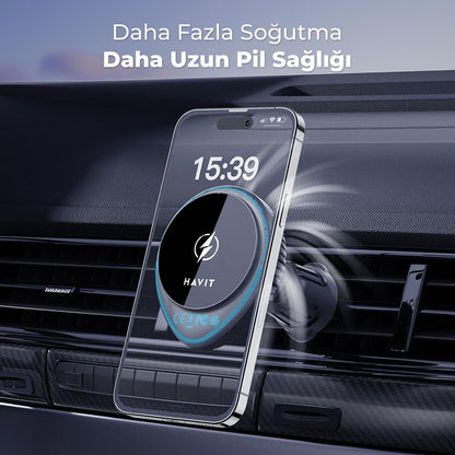 Incarcator Auto Wireless HAVIT W3036, 15W, 1.67A, Negru