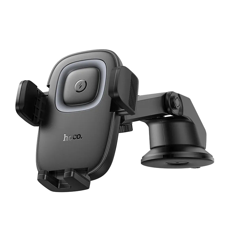 Incarcator Auto Wireless HOCO HW32, 15W, 1.67A, Negru