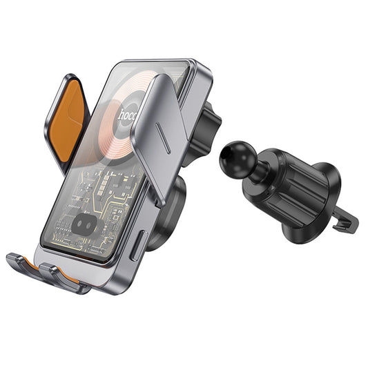 Incarcator Auto Wireless HOCO HW7, 15W, 1.67A, Negru