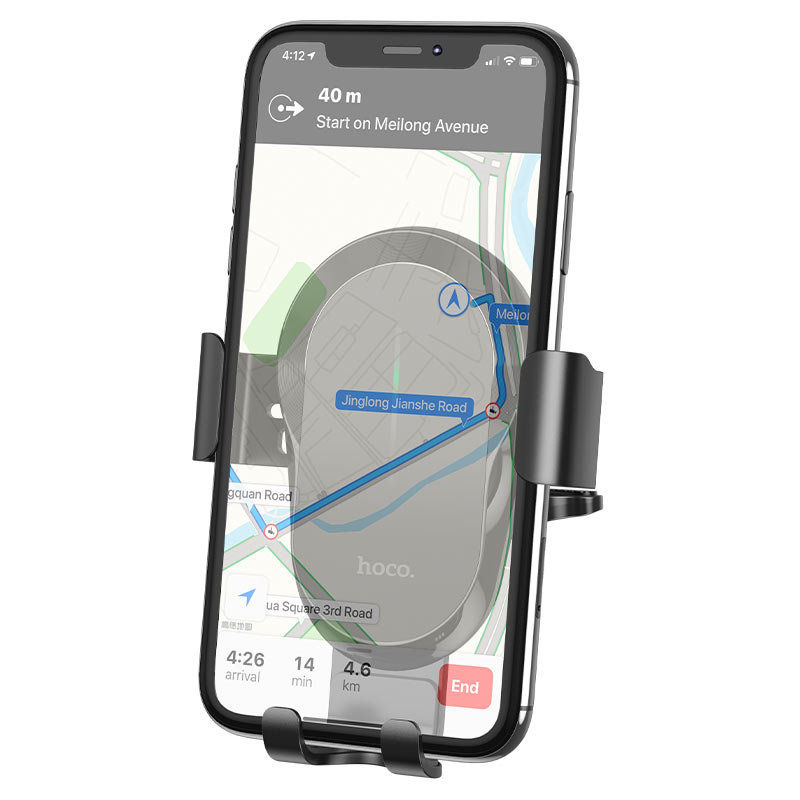 Incarcator Auto Wireless HOCO CA105, 15W, 1.67A, Negru