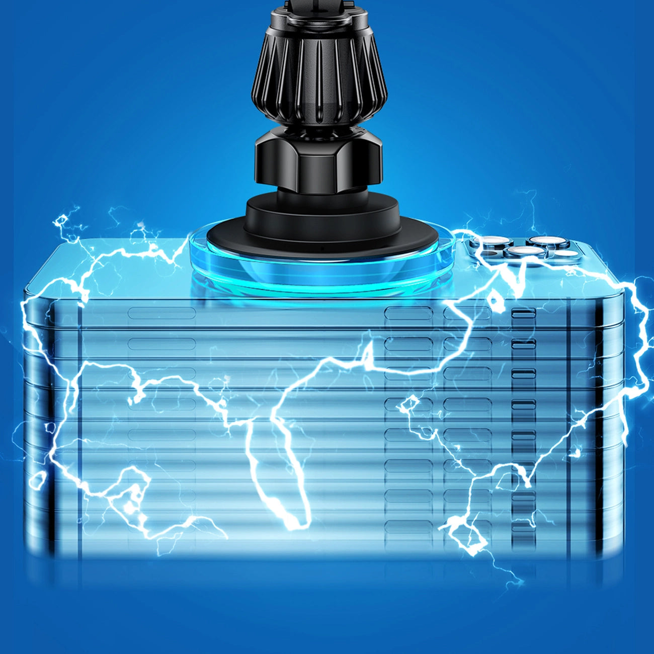 Incarcator Auto Wireless Joyroom JR-ZS291, 15W, 1.67A, Argintiu