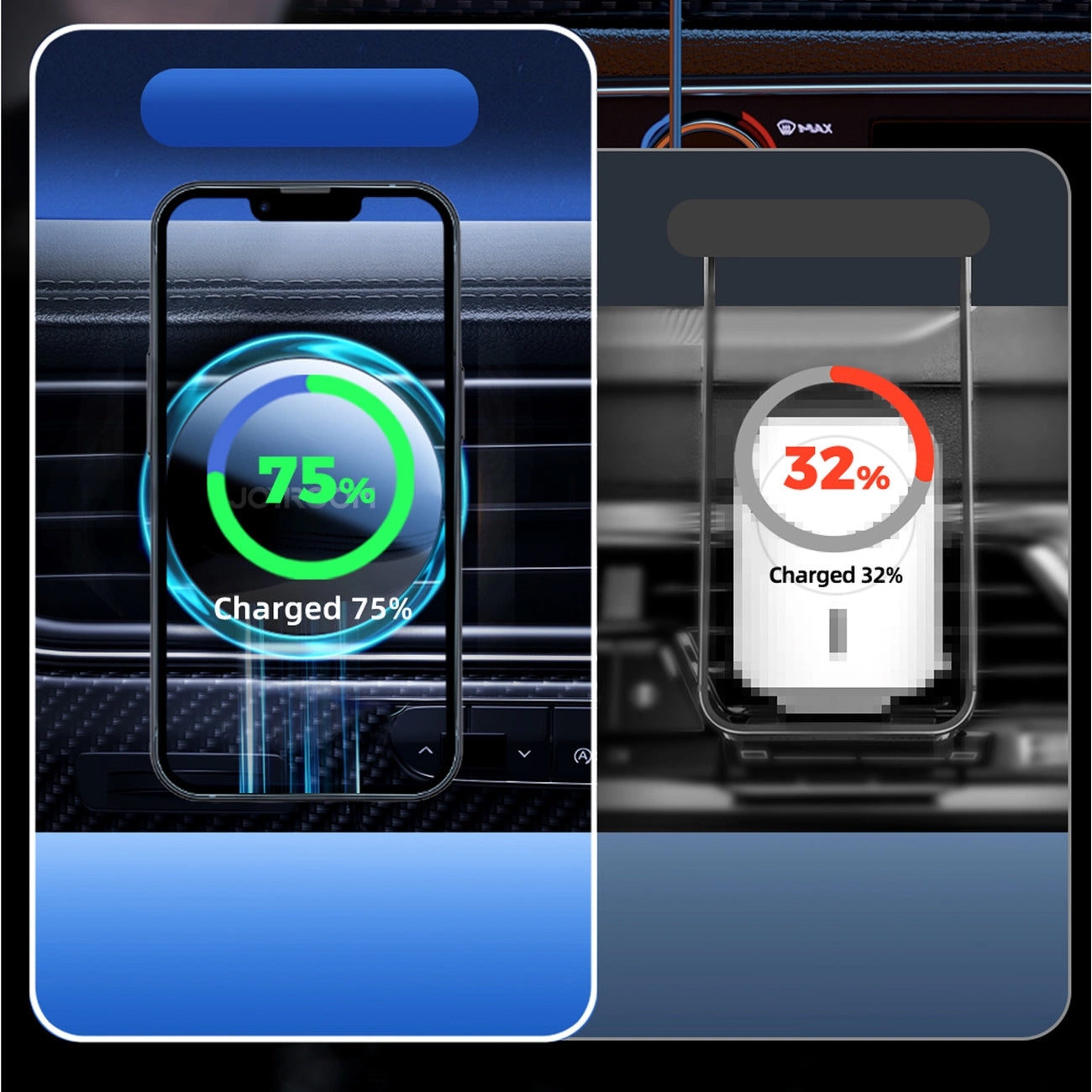 Incarcator Auto Wireless Joyroom JR-ZS291, 15W, 1.67A, Argintiu
