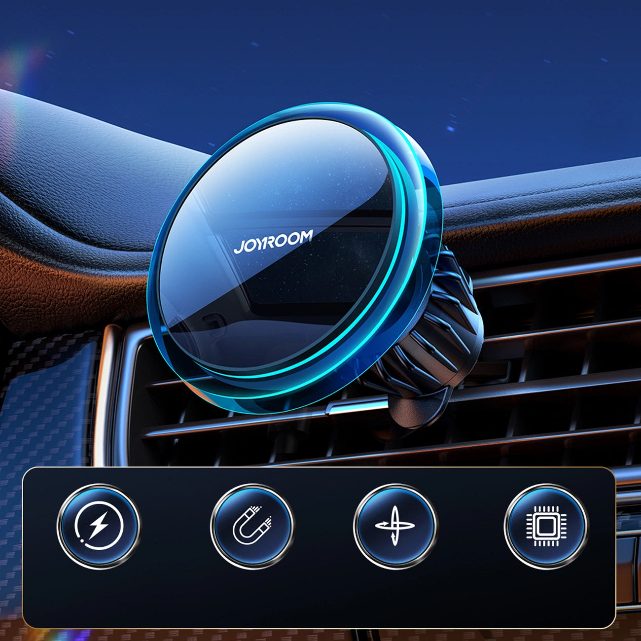 Incarcator Auto Wireless Joyroom JR-ZS291, 15W, 1.67A, Argintiu