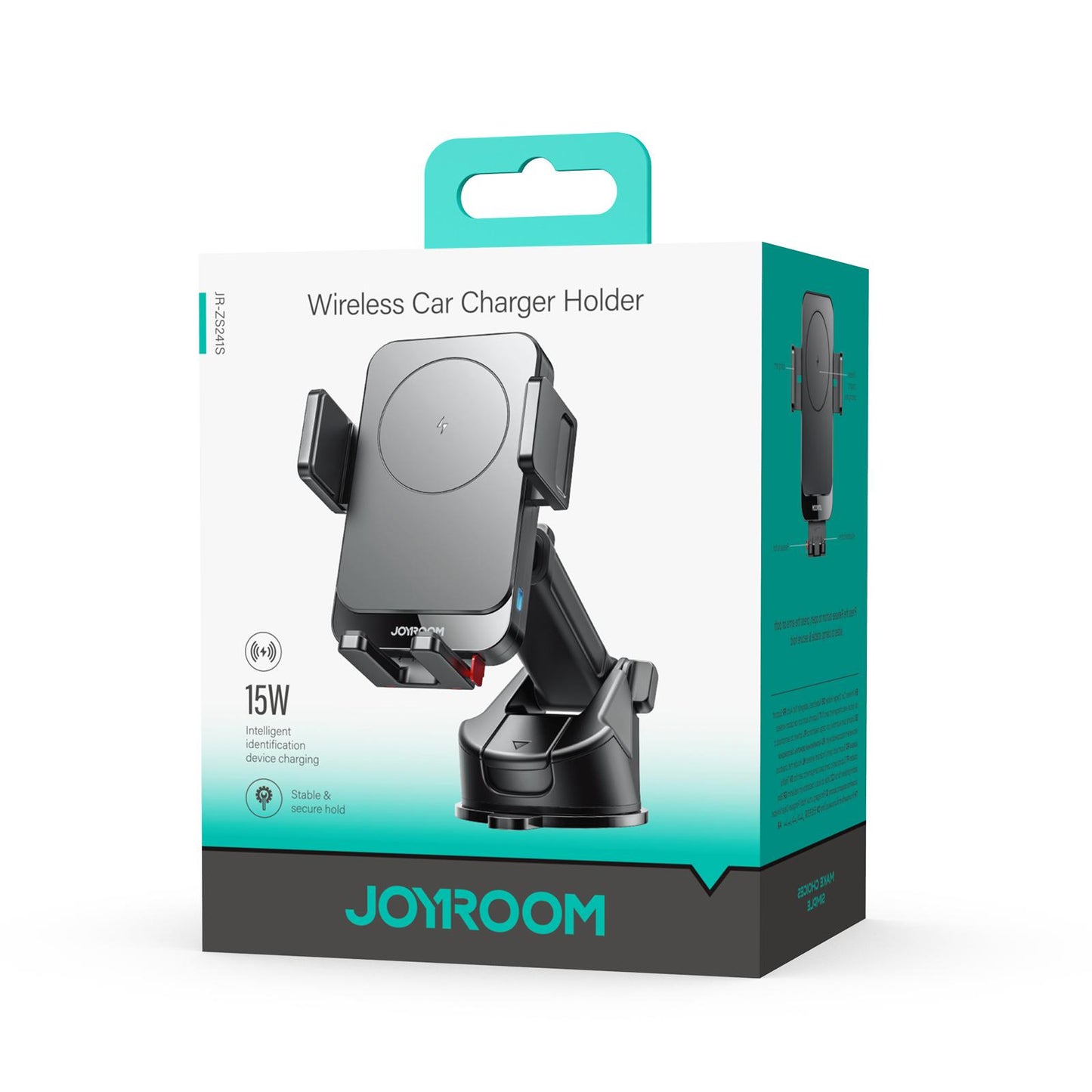 Incarcator Auto Wireless Joyroom JR-ZS241S, 15W, 1.67A, Negru