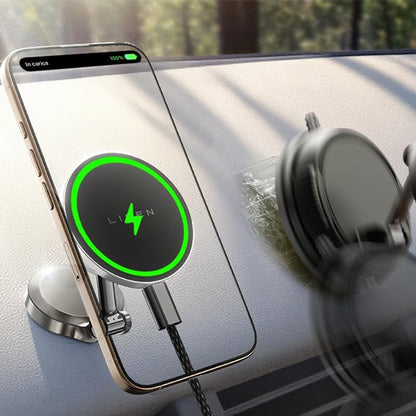 Incarcator Auto Wireless Lisen, 15W, 1.67A, Negru YL0223090006