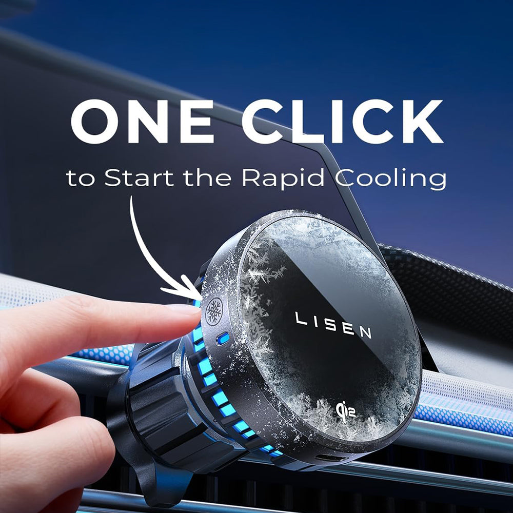 Incarcator Auto Wireless Lisen W701, 15W, 1.67A, Negru YL0224060042