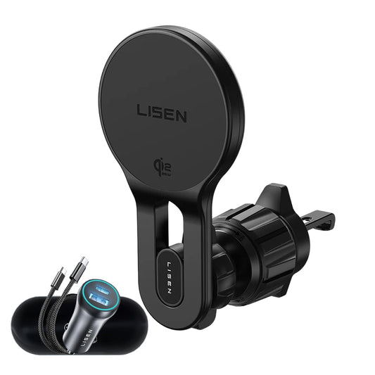 Incarcator Auto Wireless Lisen W704 Pro, 25W, Negru YL0225090003