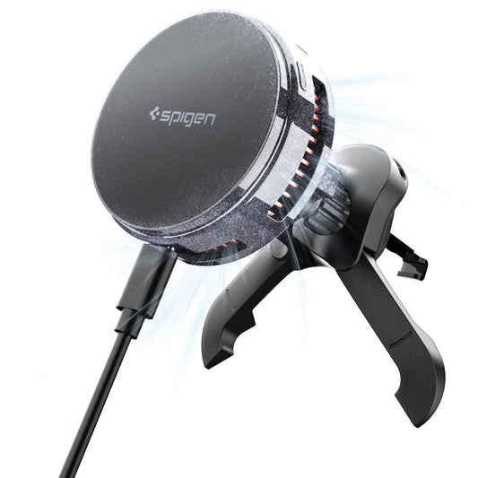Incarcator Auto Wireless Spigen Essential, 25W, 1.67A, Negru
