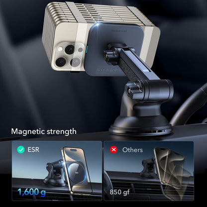 Incarcator Auto Wireless ESR Halolock Dash, 15W, 1.67A, Negru